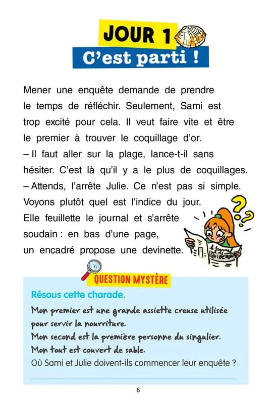 Super énigmes - Sami et Julie - Enquête au bord de la mer