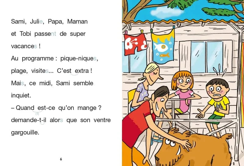 Sami et Julie au restaurant