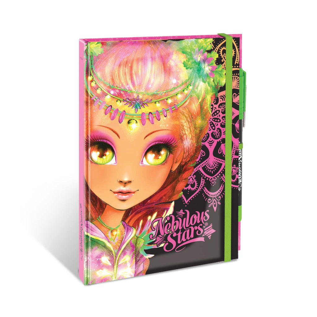 Cahier de notes de luxe noirs - Nebulous Stars