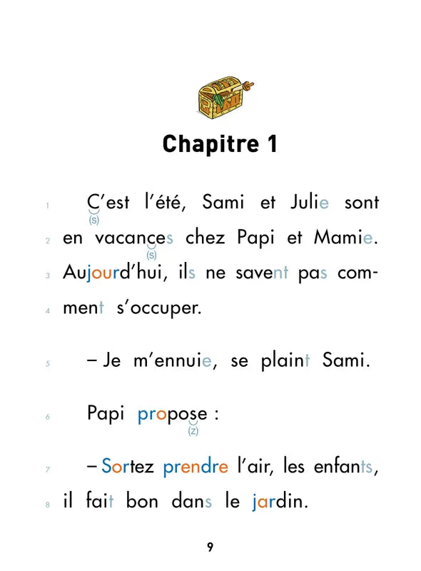 Le trésor de Sami et Julie - Spécial DYS (dyslexie)