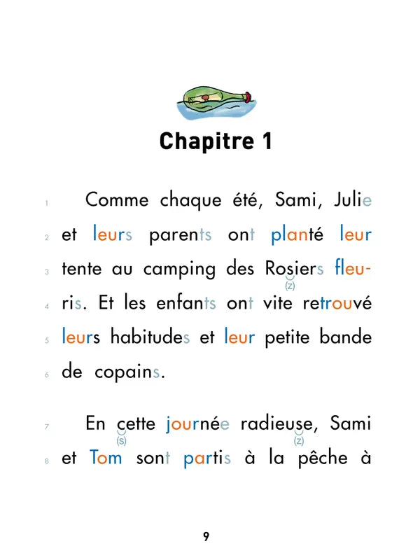 Une bouteille à la mer - Spécial DYS (dyslexie)