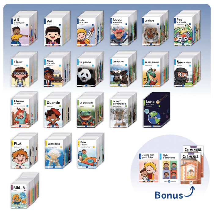 Ensemble de 21 séries + bonus