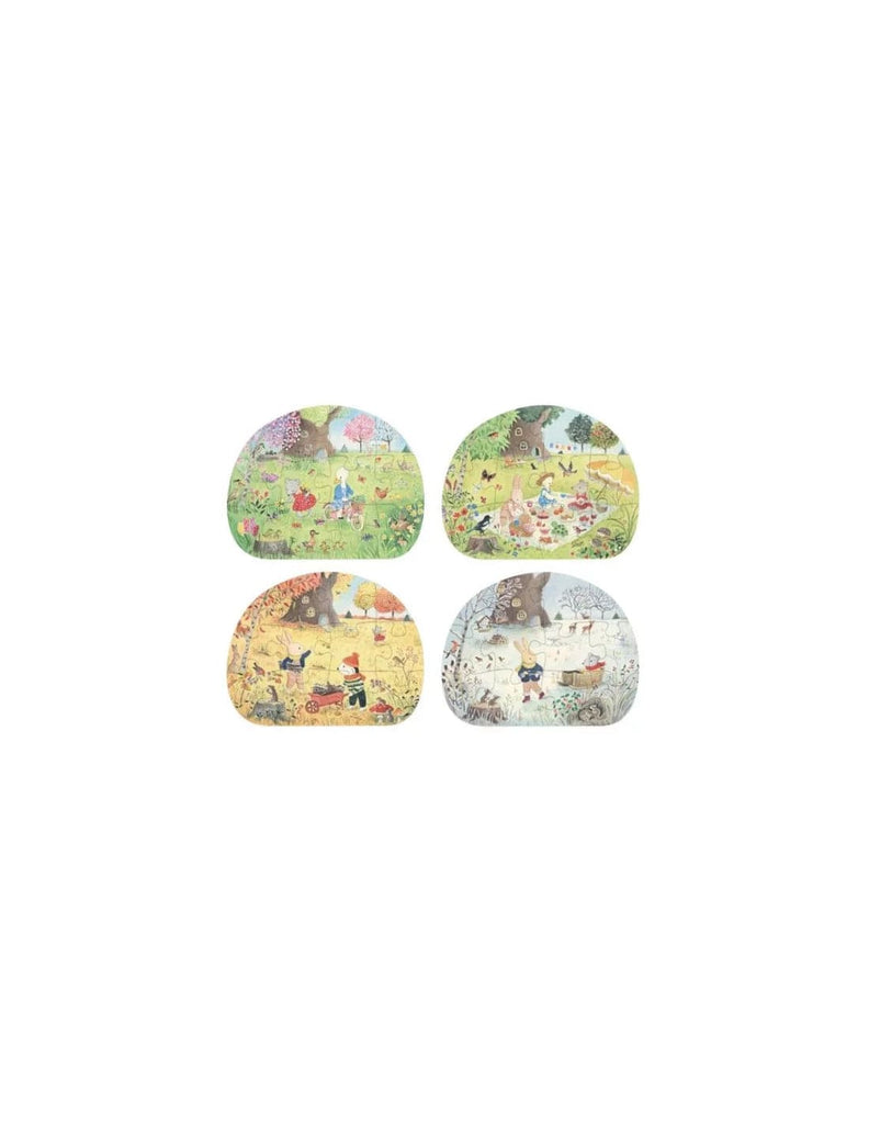 4 mini puzzles: Les Saisons