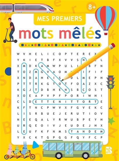 Mes premiers mots mêlés - 8 ans