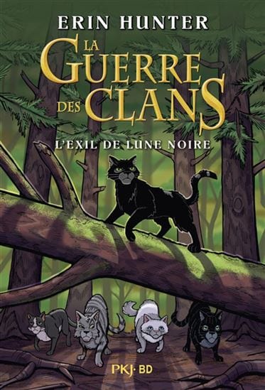 La Guerre des Clans - L'Exil de Lune Noire (BD)