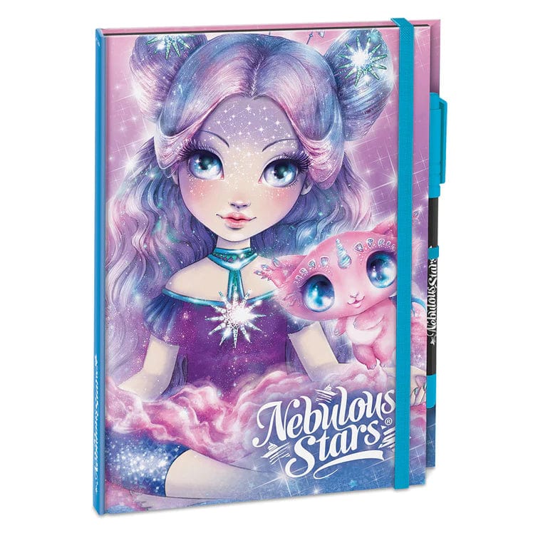 Cahier de notes de luxe noirs - Nebulous Stars