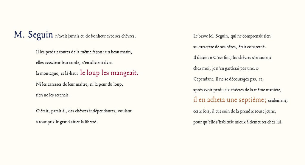 La chèvre de monsieur Seguin