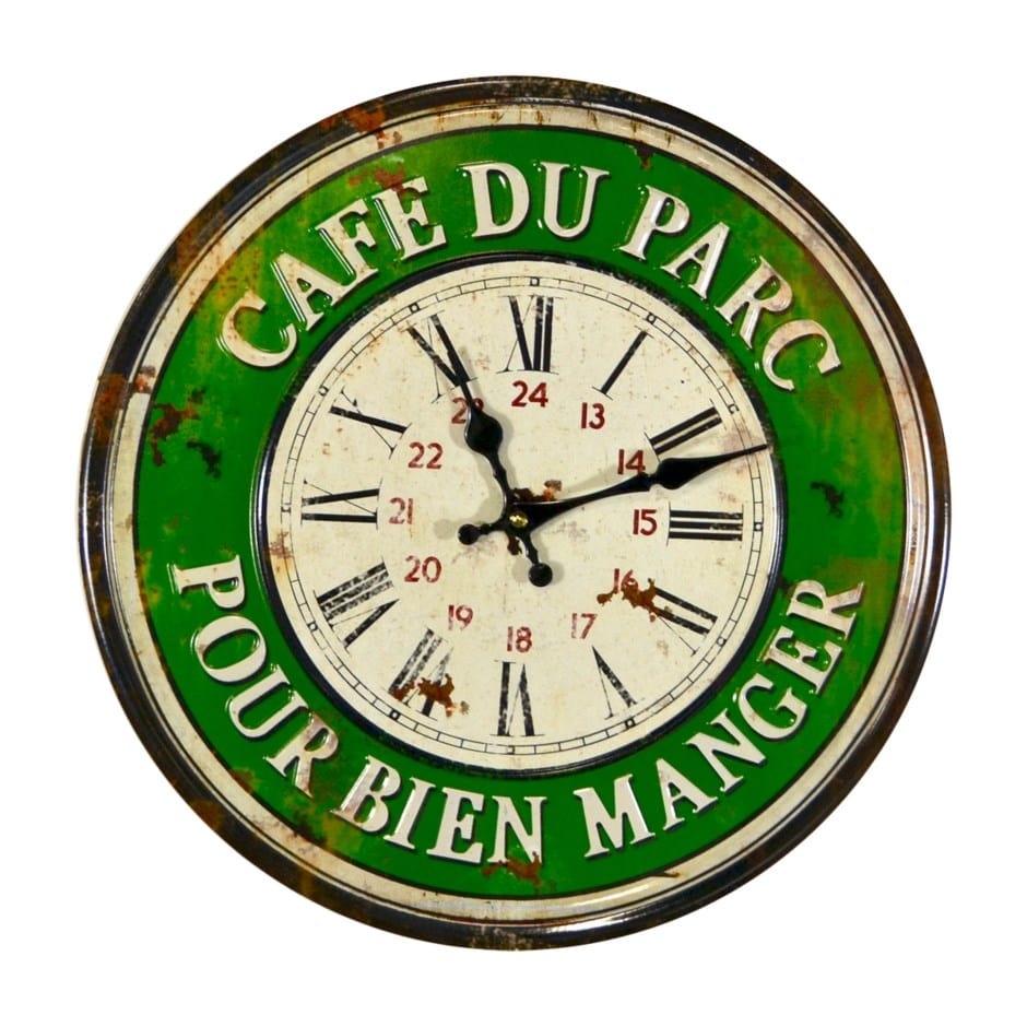 Horloge - Café du parc