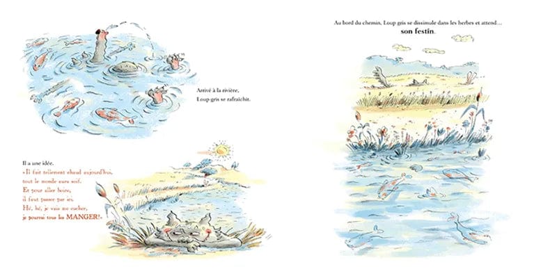 Loup gris la terreur