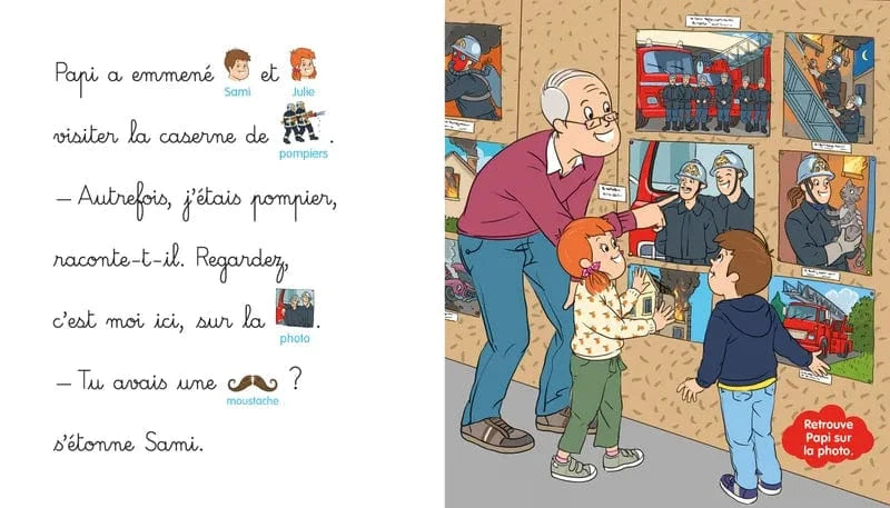 Les histoires de P'tit Sami - Sami et Julie apprentis pompiers