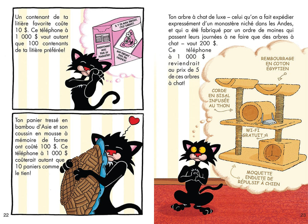 Méchant Minou veut un téléphone