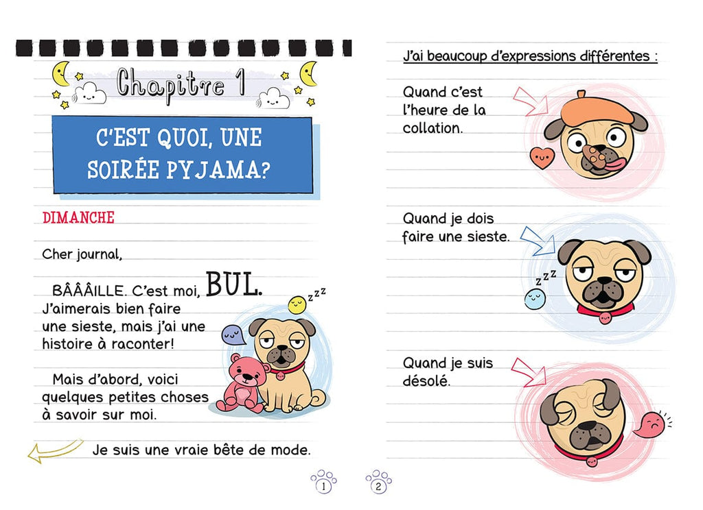 Journal d'un carlin T06 - La soirée pyjama