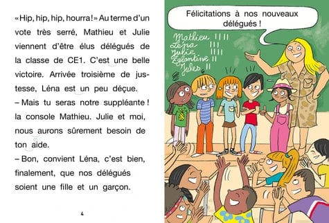 Julie, déléguée de classe
