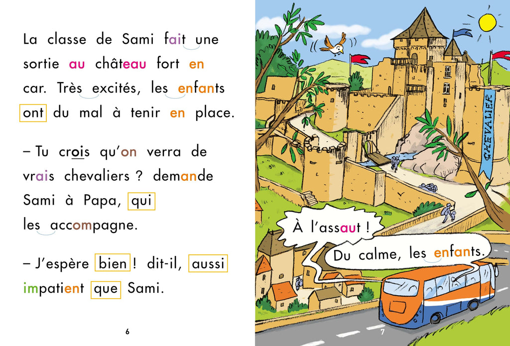 La visite du château fort - Spécial DYS (dyslexie)
