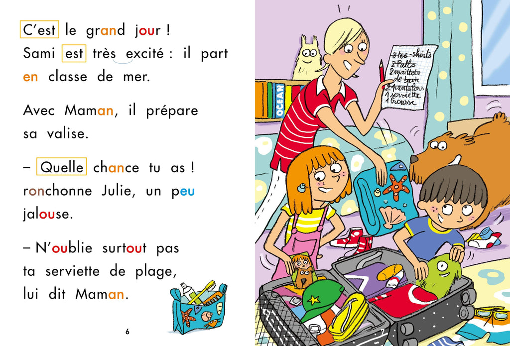 Sami en classe de mer - Spécial DYS (dyslexie)