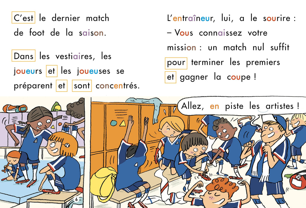 Le match de foot de Sami et Julie - Spécial DYS (dyslexie)