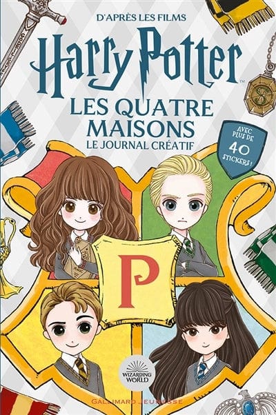 Harry Potter - Les quatre maisons - Le journal créatif