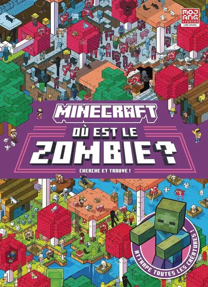 Minecraft : où est le zombie ? - Cherche et trouve !