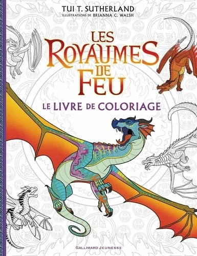 Livre de coloriage - Les Royaumes de feu