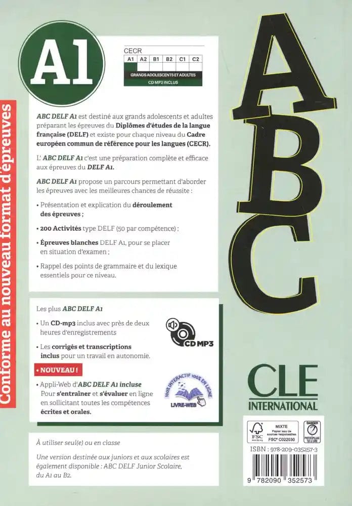 Abc DELF - Niveau A1 - avec 1 CD audio MP3
