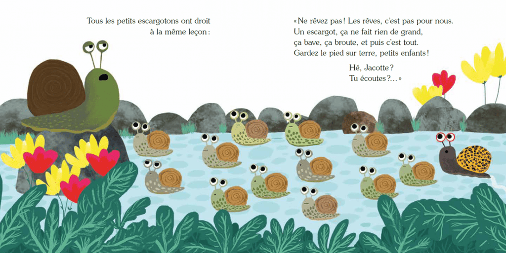 Jacotte l'escargote qui voulait devenir cosmonaute