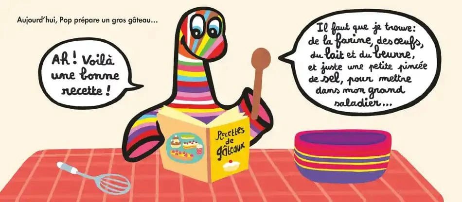 Le gâteau surprise de Pop