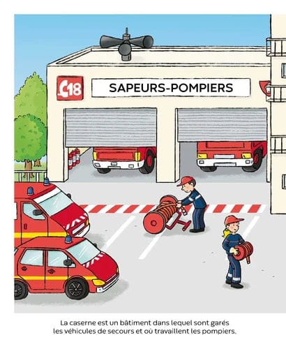 L'imagerie des tout-petits - Les pompiers