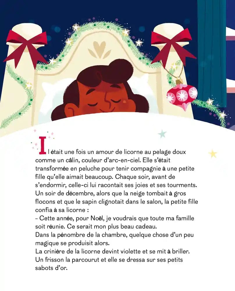 La licorne à la rescousse du Père Noël