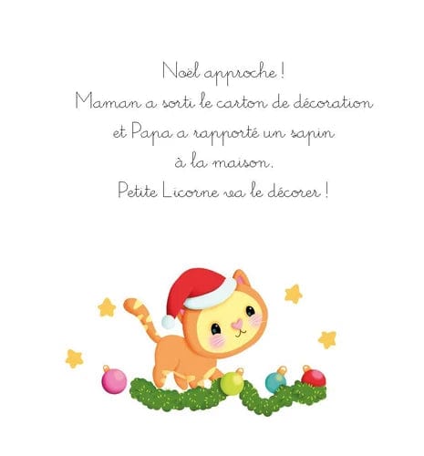 Petite licorne T09 - Petite licorne fête Noël