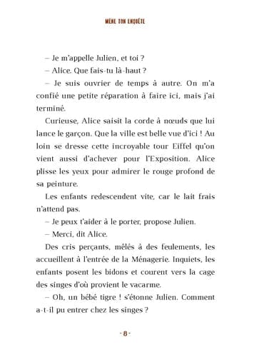 Mène ton enquête - Menace sur la Tour Eiffel