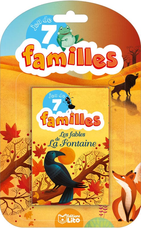 Jeu des 7 familles - Les fables de La Fontaine