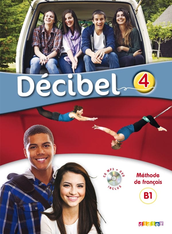 Decibel 4 niveau B1.1 – Livre + CD mp3 + DVD