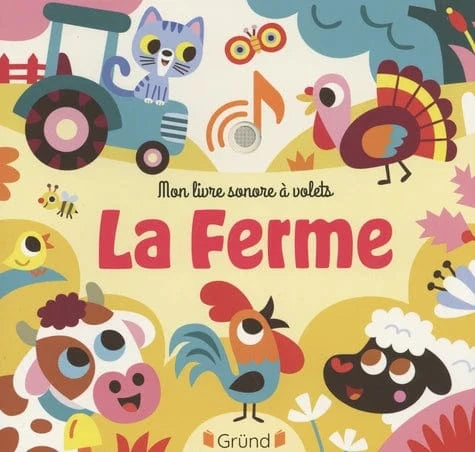 Mon premier livre sonore à volets - La ferme