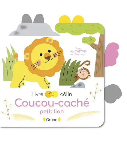 Livre câlin - Coucou-caché - Petit lion