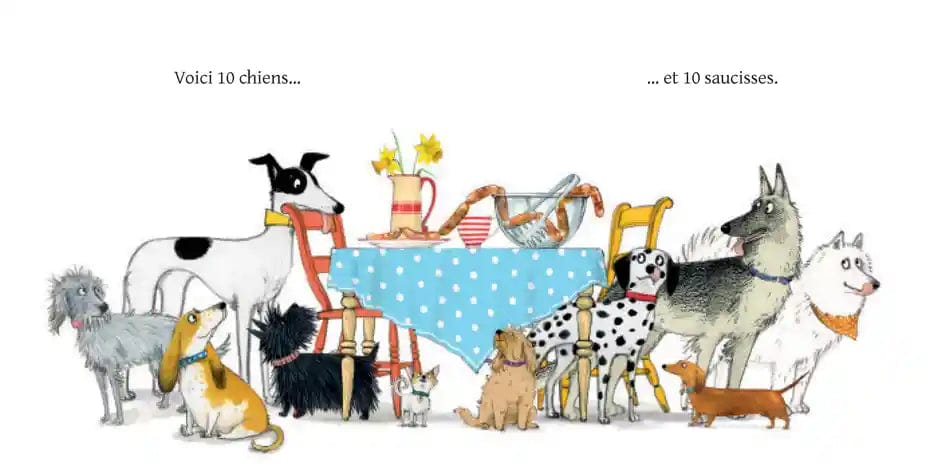 10 chiens