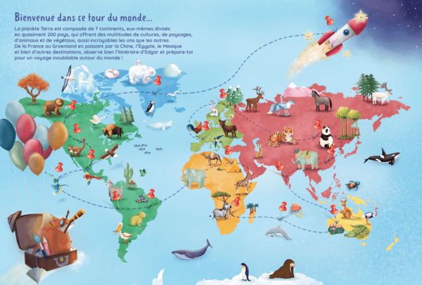 Cherche et trouve - Edgar autour du monde