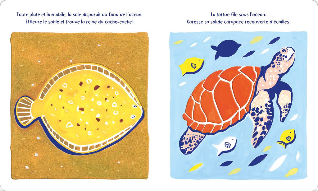 Mes livres sensoriels - Dans l'océan