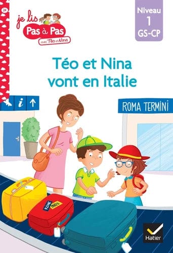 Je lis pas à pas - Téo et Nina vont en Italie