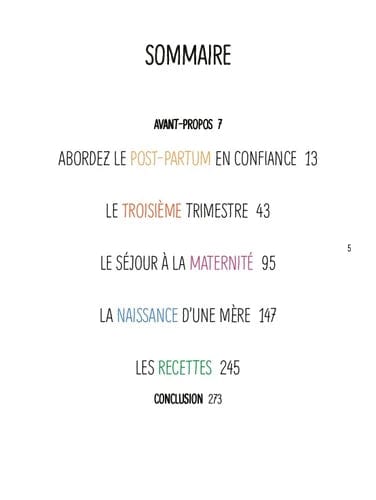 Bien vivre le quatrième trimestre au naturel