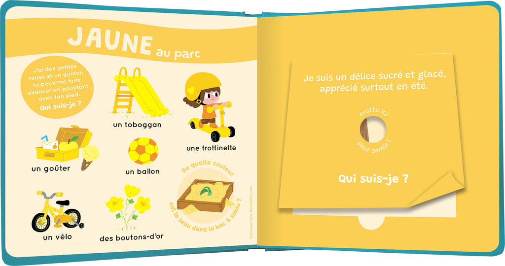Mon livre des odeurs et des couleurs - Ma journée