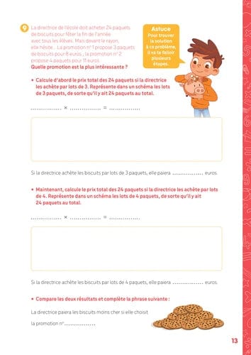 Cahier de calcul - Multiplications et divisions