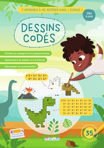 Dessins codés - J'apprends à me repérer dans l'espace !