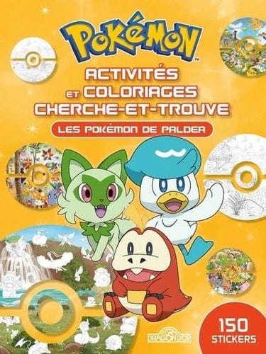 Pokémon - Activités et coloriages cherche-et-trouve - Les Pokémon de Palder
