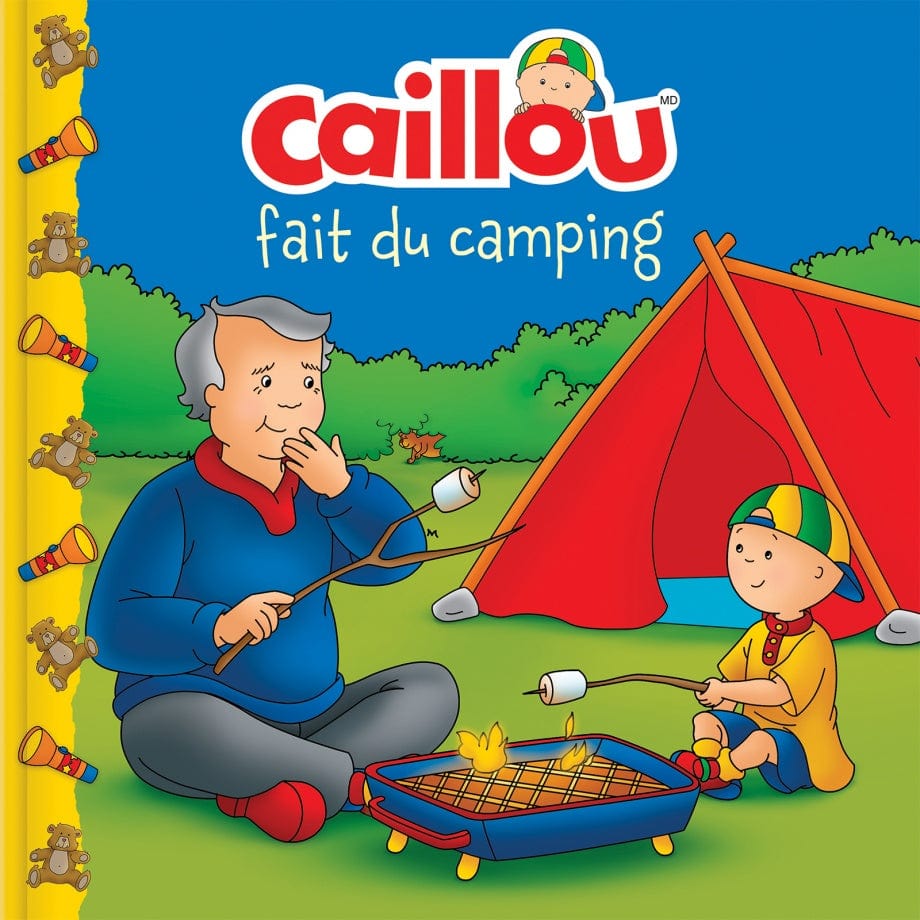 Caillou - fait du camping