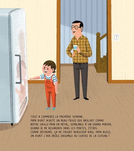 Derrière le frigo