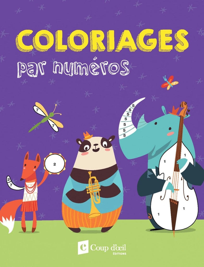 Coloriages par numéros - Musiciens
