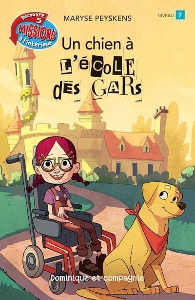 Un chien à l'école des gars