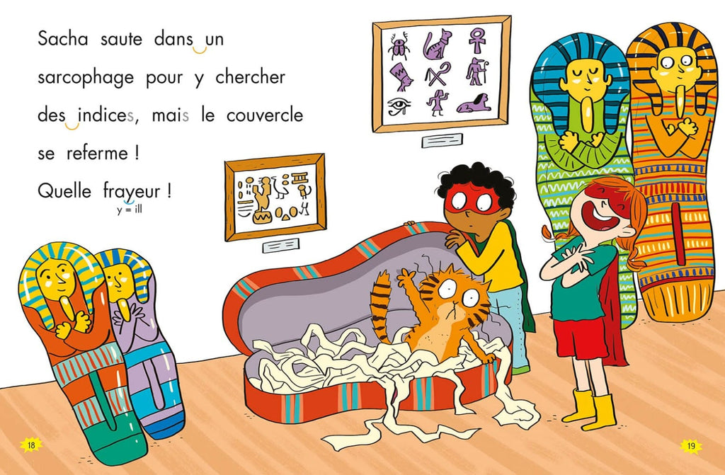 Les Héros de 1re année - Musée en folie - niveau 3