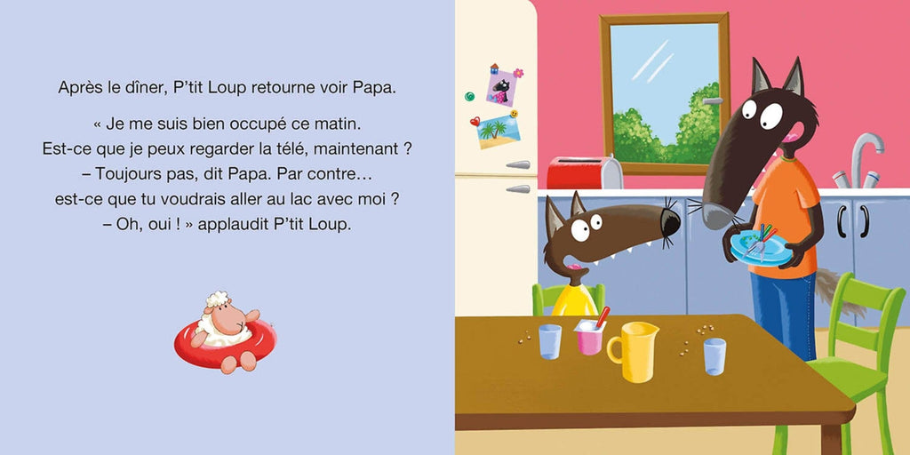 P'tit loup passe une journée sans écran