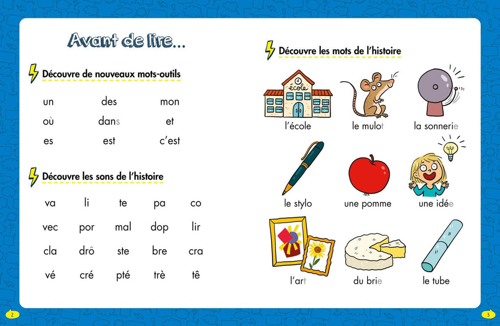 Les héros de 1re année - Un mulot à l'école - Niveau 1 en BD